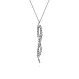 14K White Gold Necklace NK7708W45JJ