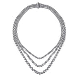 Sterling Silver (925) Necklace NK7711SVJJJ