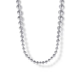 Sterling Silver (925) Necklace NK7721-32SVJJJ