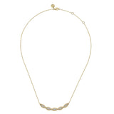 14K White Gold Necklace NK7726Y45JJ