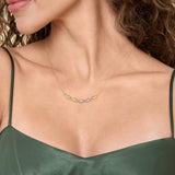 14K White Gold Necklace NK7726Y45JJ