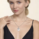 Sterling Silver (925) Necklace NK7727-20SVJMC