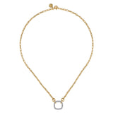 14K Yellow Gold, 14K White Gold Necklace NK7732M45JJ