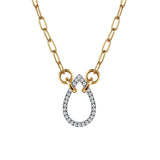 14K Yellow Gold, 14K White Gold Necklace NK7733M45JJ