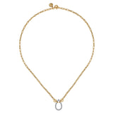 14K Yellow Gold, 14K White Gold Necklace NK7733M45JJ