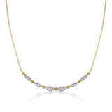 14K White Gold Necklace NK7745Y45JJ