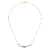 14K Yellow Gold, 14K White Gold Necklace NK7746M45JJ