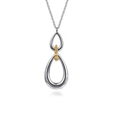 14K Yellow Gold, Sterling Silver (925) Necklace NK7777-20MZJJJ