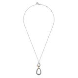 14K Yellow Gold, Sterling Silver (925) Necklace NK7777-20MZJJJ