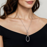 14K Yellow Gold, Sterling Silver (925) Necklace NK7780-20MZJWS