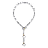 14K Yellow Gold, Sterling Silver (925) Necklace NK7784MZJJJ