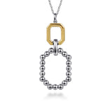 14K Yellow Gold, Sterling Silver (925) Necklace NK7785MZJJJ
