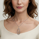 14K Yellow Gold, Sterling Silver (925) Necklace NK7786MZJJJ