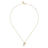 14K White Gold Necklace NK7789Y4JPL