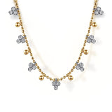 14K Yellow Gold, 14K White Gold Necklace NK7793M45JJ
