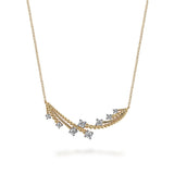 14K Yellow Gold, 14K White Gold Necklace NK7798M45JJ