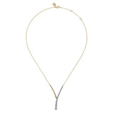 14K Yellow Gold, 14K White Gold Necklace NK7800M45JJ