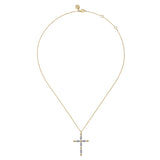 14K White Gold Necklace NK7801Y45JJ