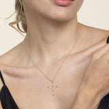 14K White Gold Necklace NK7801Y45JJ
