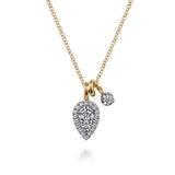 14K Yellow Gold, 14K White Gold Necklace NK7802M45JJ