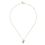 14K Yellow Gold, 14K White Gold Necklace NK7802M45JJ