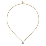 14K Yellow Gold, 14K White Gold Necklace NK7803M45JJ