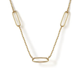 14K White Gold Necklace NK7804Y4JJJ