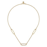 14K White Gold Necklace NK7804Y4JJJ