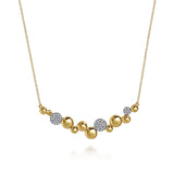 14K Yellow Gold, 14K White Gold Necklace NK7805M45JJ