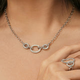 Sterling Silver (925) Necklace NK7815SVJWS