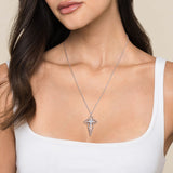 Sterling Silver (925) Necklace NK7819-20SVJWS