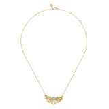 14K Yellow Gold, 14K White Gold Necklace NK7824M45JJ
