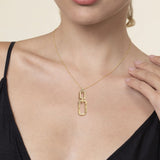 14K White Gold Necklace NK7825Y4JJJ