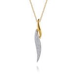 14K Yellow Gold, 14K White Gold Necklace NK7828M45JJ