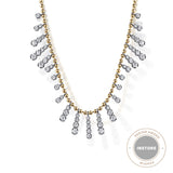 14K Yellow Gold, 14K White Gold Necklace NK7842M45JJ