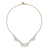 14K Yellow Gold, 14K White Gold Necklace NK7842M45JJ