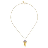 14K Yellow Gold, 14K White Gold Necklace NK7843M45JJ