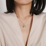 14K Yellow Gold, 14K White Gold Necklace NK7843M45JJ