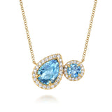 14K White Gold Necklace NK7870Y45BT