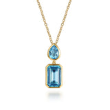 14K White Gold Necklace NK7873Y4JBT