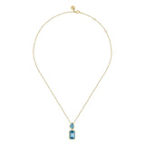 14K White Gold Necklace NK7873Y4JBT