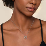 Sterling Silver (925) Necklace NK7901SVJJJ