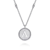 Sterling Silver (925) Necklace NK7925A-SVJJJ