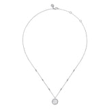 Sterling Silver (925) Necklace NK7925A-SVJJJ