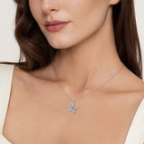 14K White Gold Necklace NK7934W45JJ