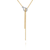 14K Yellow Gold, 14K White Gold Necklace NK7986M45JJ
