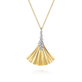 14K Yellow Gold, 14K White Gold Necklace NK8012M45JJ
