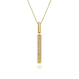 14K White Gold Necklace NK8015Y45JJ