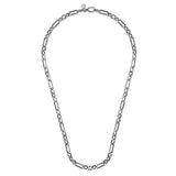 Sterling Silver (925) Necklace NKM2034-22SVJJJ