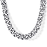 Sterling Silver (925) Necklace NKM2073-22SVJJJ